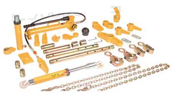 Hydraulische uitdeuksets.