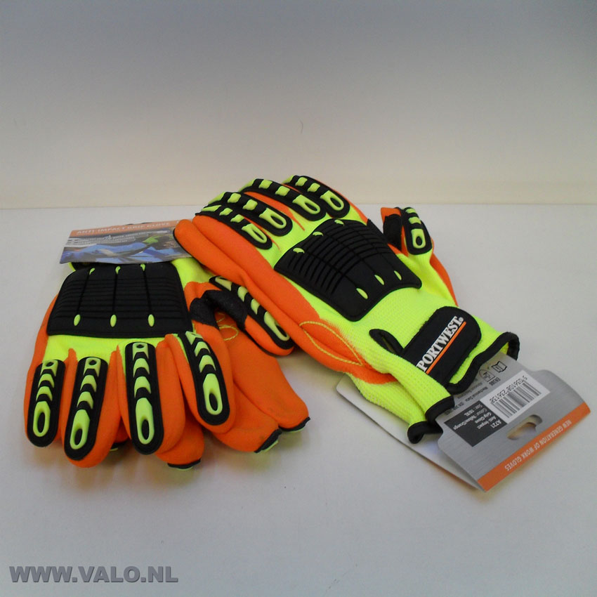 Anti impact grip handschoen Portwest A721 Valo Trading Ridderkerk