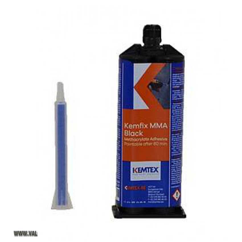 Metaallijm Kemfix MMA 50 ml Zwart