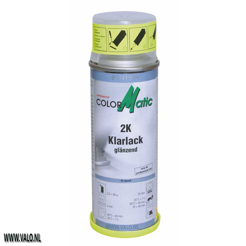 200ml 2K Blanke lak Hi-Speed Hoogglans Colormatic Professional