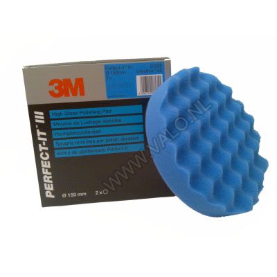 3M 50388 Wafelpad blauw 150 mm