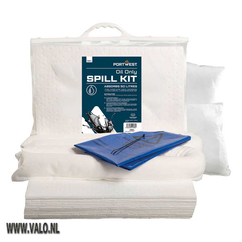 Absorptiekit 50 liter alleen olie Portwest SM61