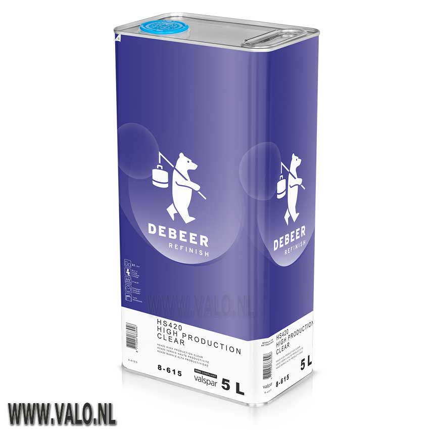 Blanke lak 8-615 Production Clear De Beer Refinish 5 liter