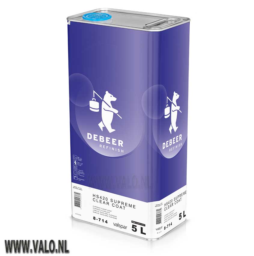 HS 420 Supreme Clear Coat 8-714 De Beer Refinish