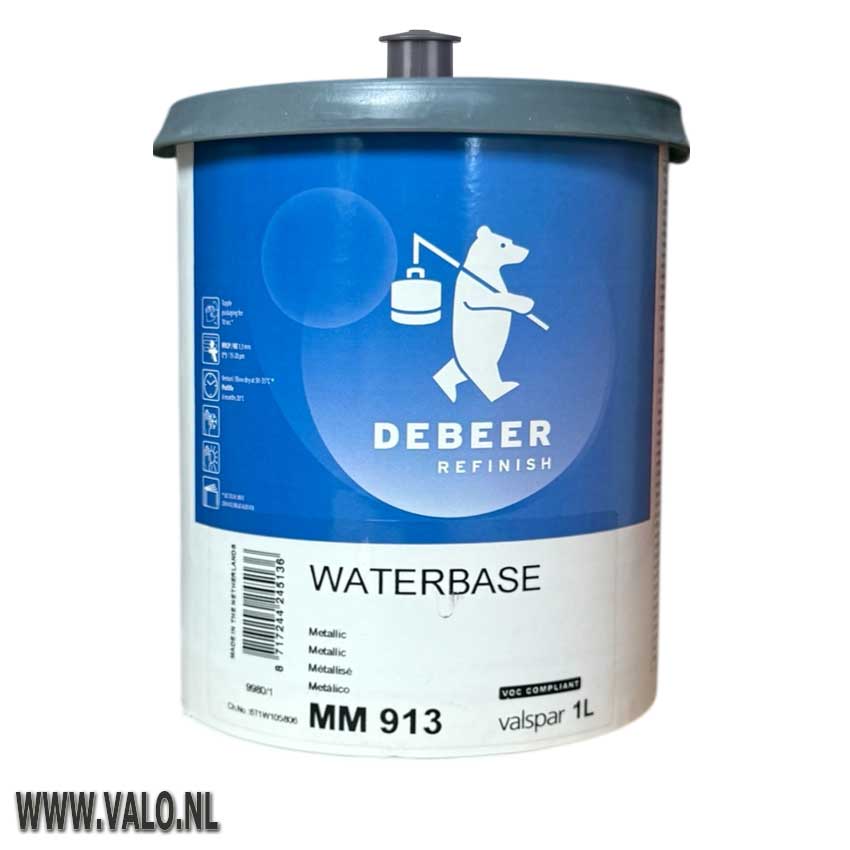 De Beer MM913 Waterbase 900+ Metallic 1 Liter