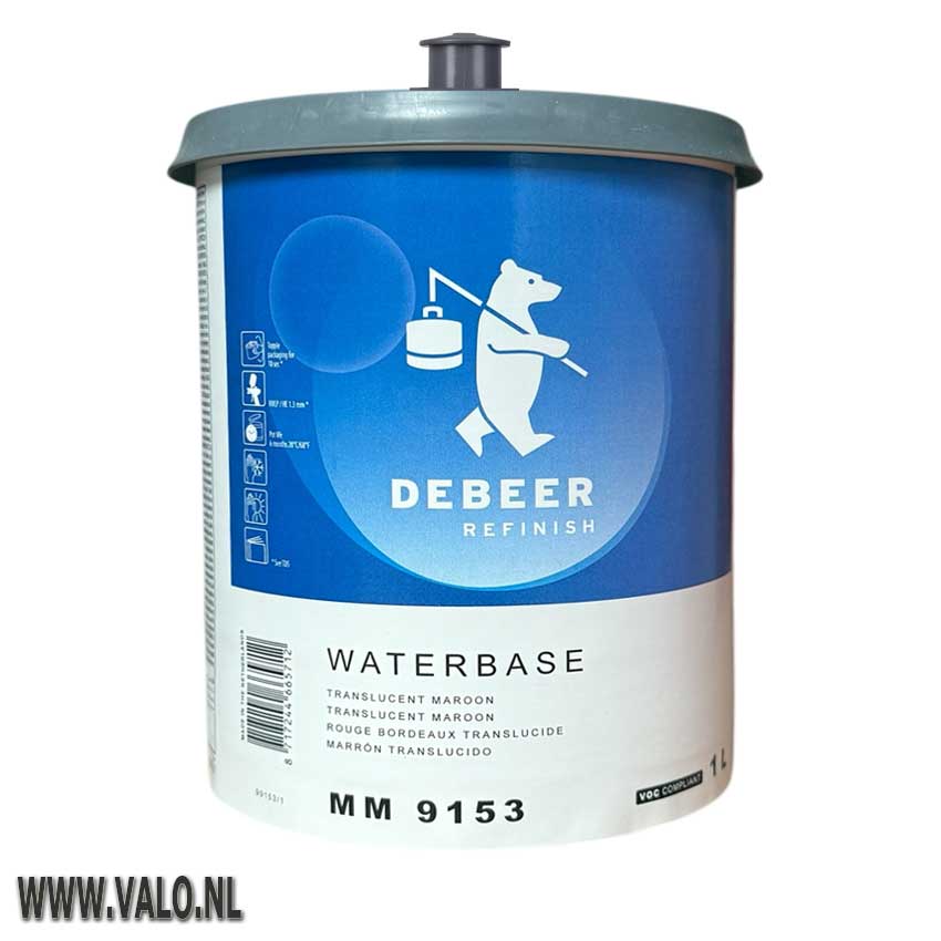  MM9153 Waterbase 900+ Translucent Maroon 1 Liter