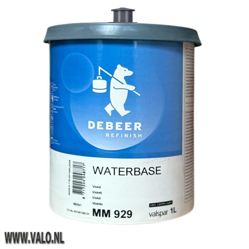 DEBEER MM929 Waterbase 900+ Violet 1 liter