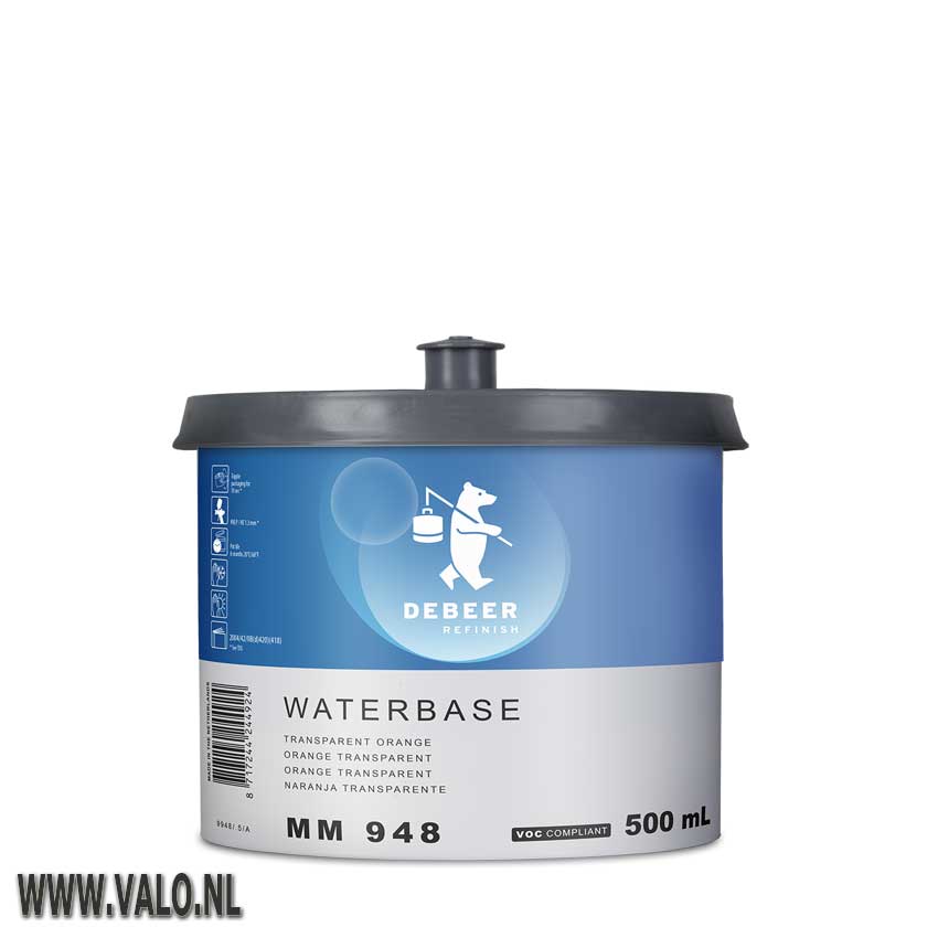 MM948 Waterbase 900+ Trans Orange 0,5 liter