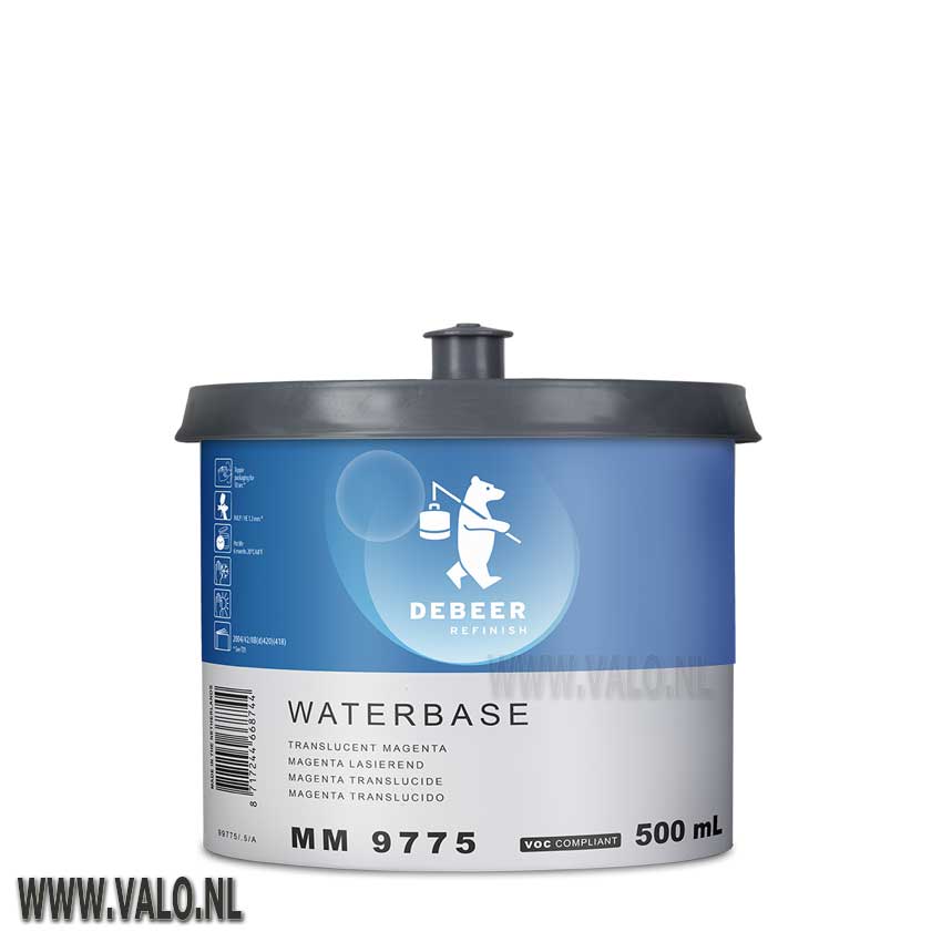 De Beer MM9775 Waterbase 900+ Translucent Magenta 0,5 liter