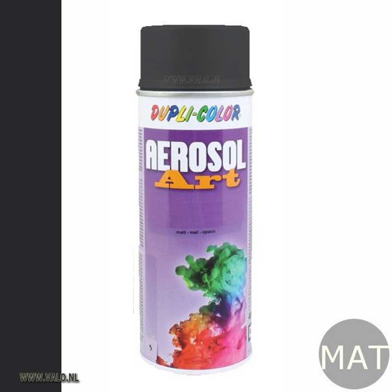 Spuitbus Duplicolor Aerosolart 400 ml Ral 9011 Grafietzwart Mat