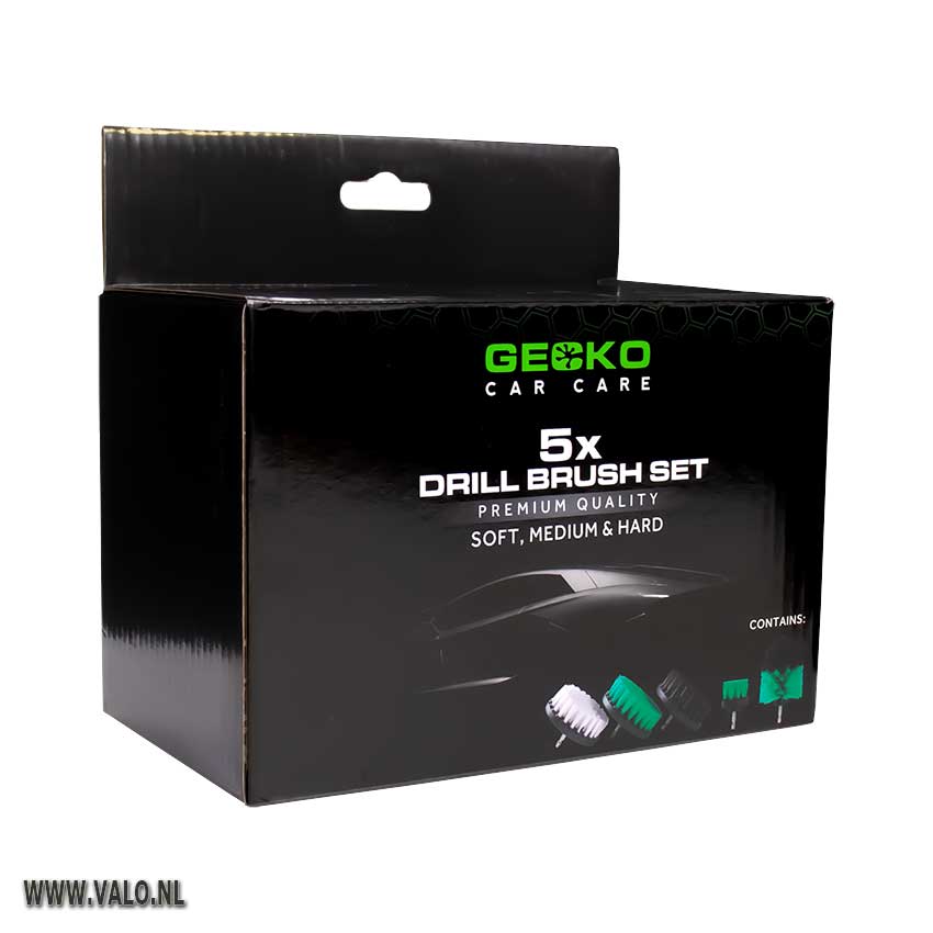 Gecko Drill Brushes 5 stuks
