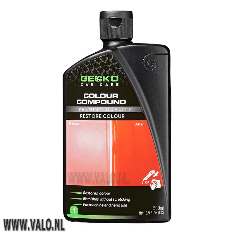 Moeras Adverteerder Carry Gecko kleur hersteller compound fles 500 ml @ Valo Trading Ridderkerk