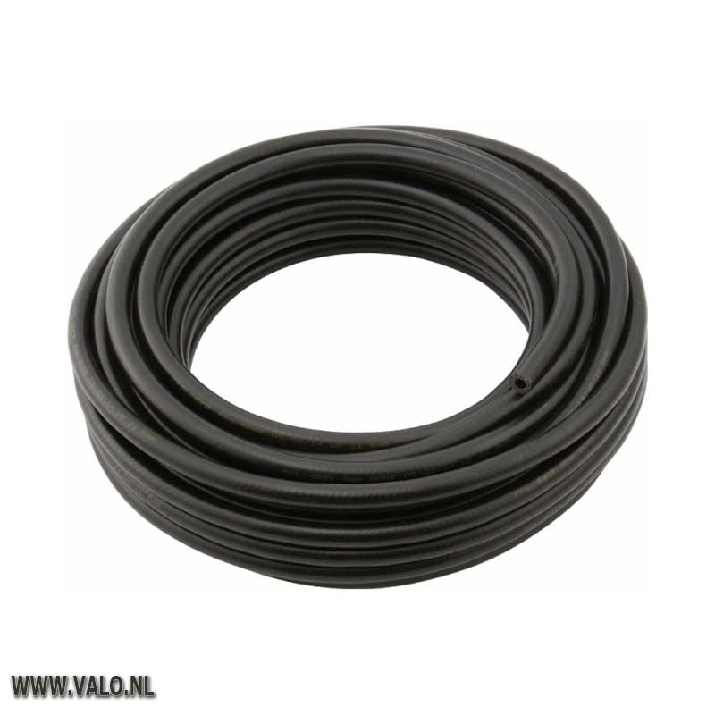 Luchtslang rubber 8  x 15mm, rol 50 meter 