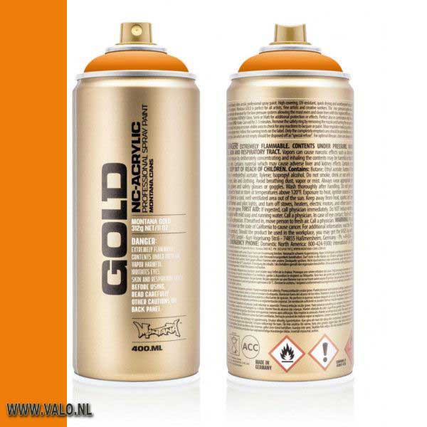 MONTANA GOLD 400ML S2000 SHOCK ORANGE LIGHT