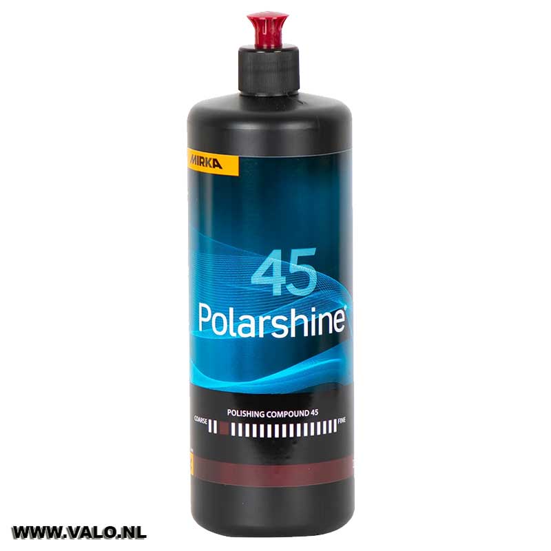 Mirka Polarshine 45 polishing compound.