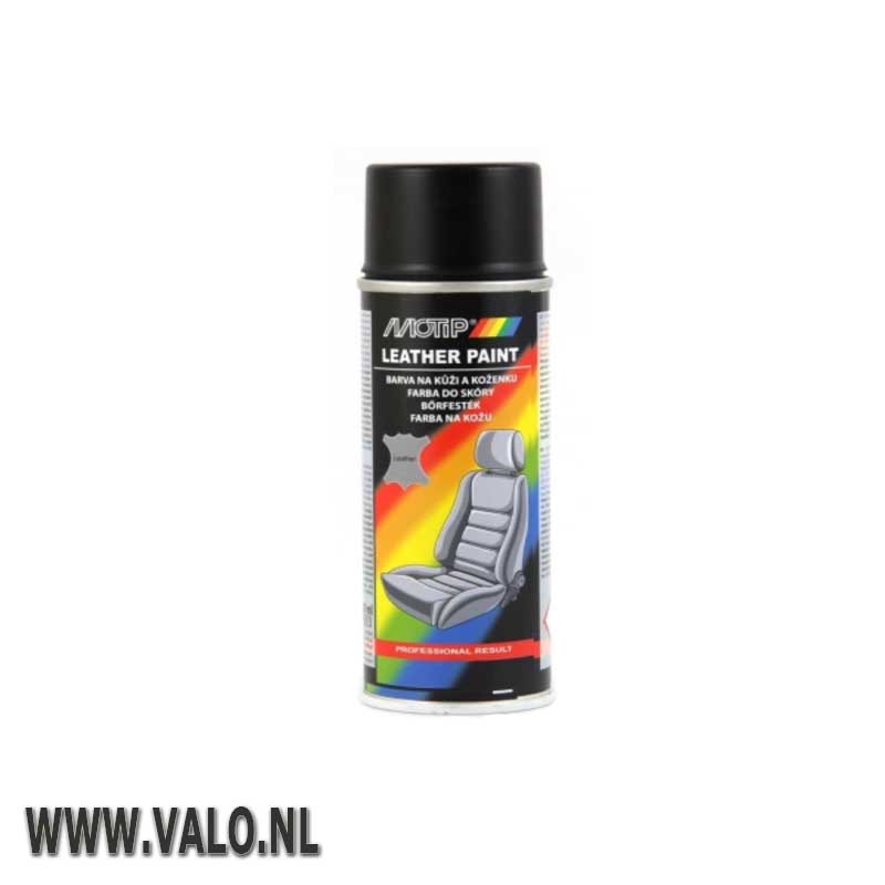 Leerverf Zwart Motip 04230 spuitbus 200 ml