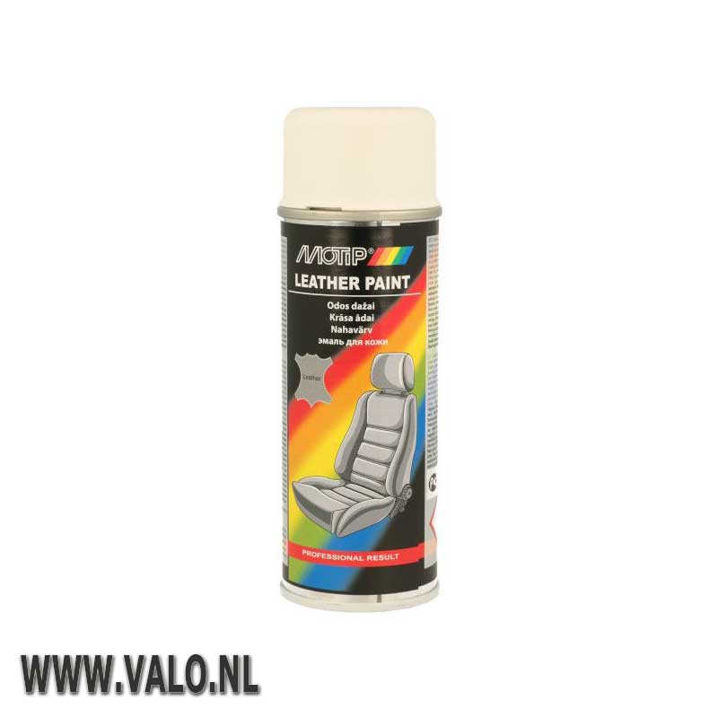 Leerverf Wit Ral 9010 Motip 04235 spuitbus 200 ml