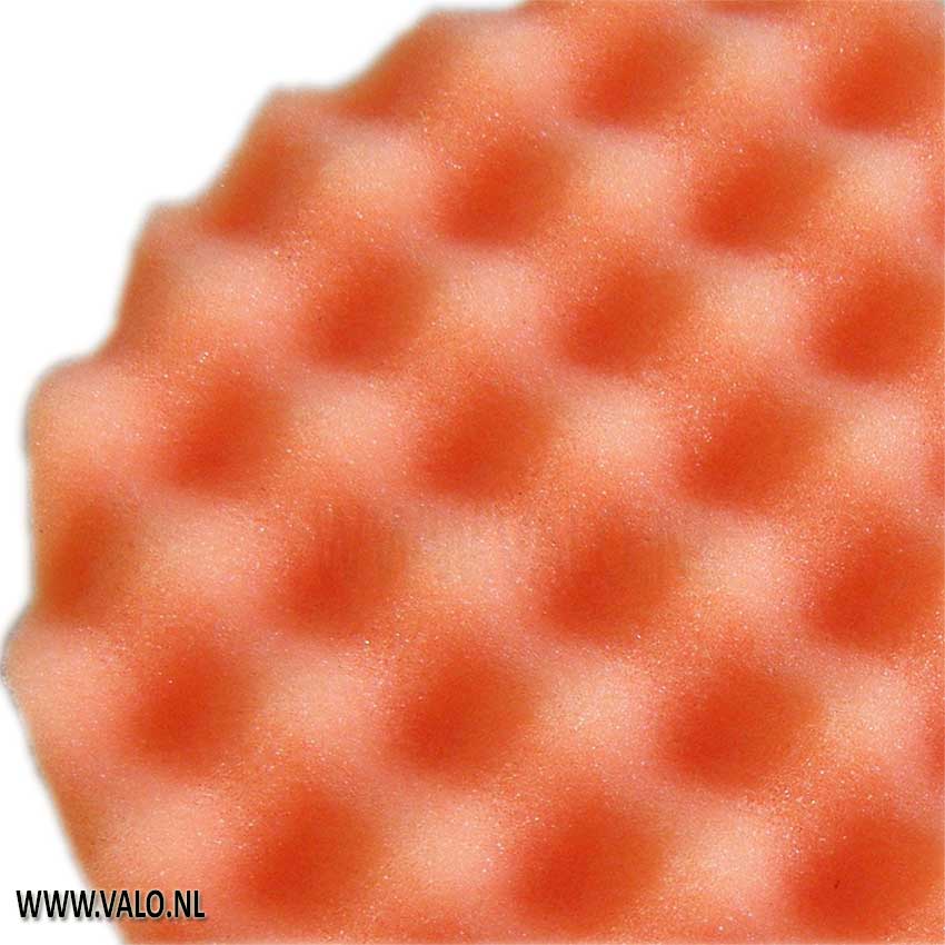 Poetspad Gewafeld Oranje 150 mm - 2 stuks