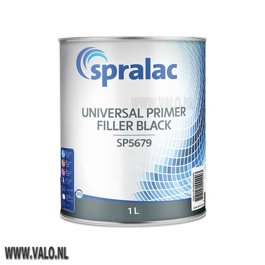 Primer Filler Zwart 1 Liter Spralac SP5279