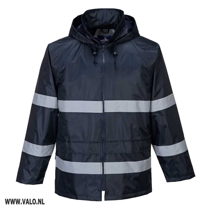 Regenjack Iona Marine blauw Portwest F440 