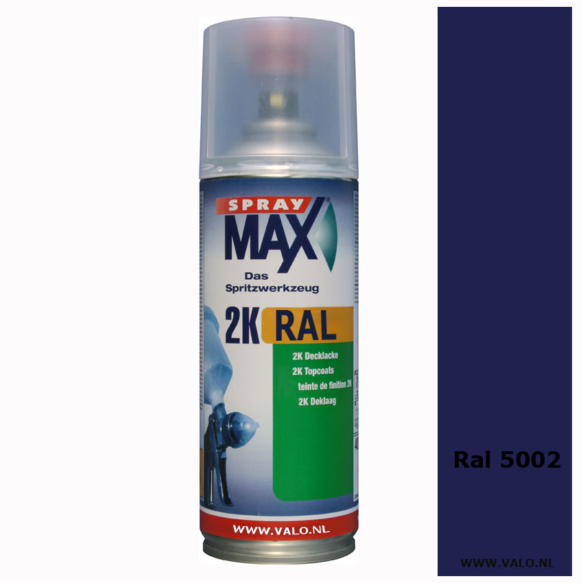 Spuitbus Spraymax 2K Ral 5002 Ultramarijn blauw