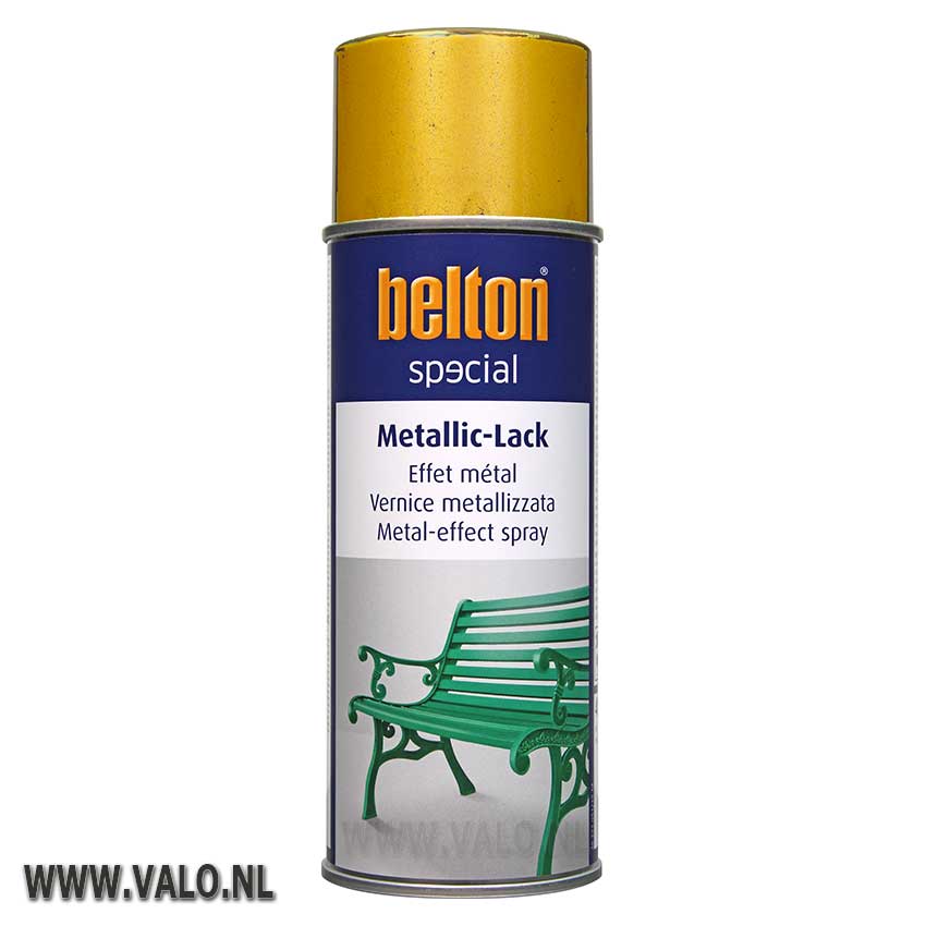 Spuitbus metallic goud, Belton 323055