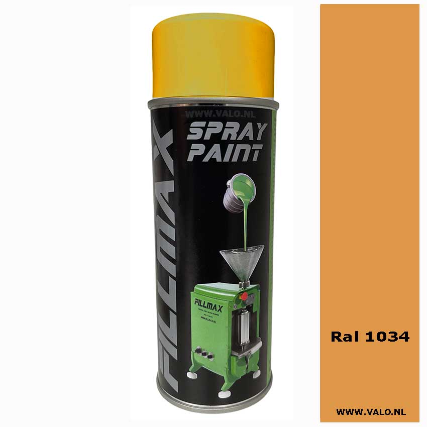 Spuitbus Ral 1034 Pastelgeel