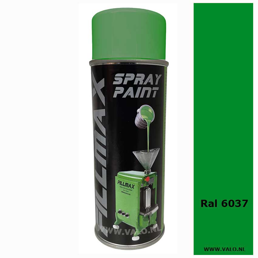 Spuitbus Ral 6037 Zuiver groen