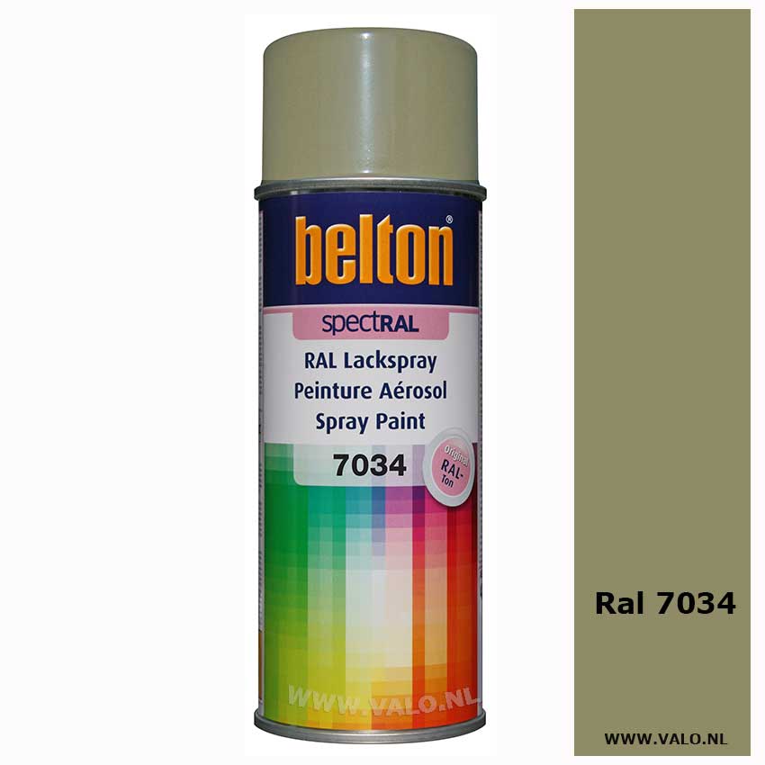Spuitbus Ral 7034 Geelgrijs