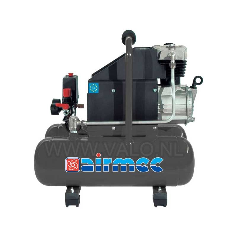 Airmec CS 16 draagbare oliegesmeerde zuigercompressor