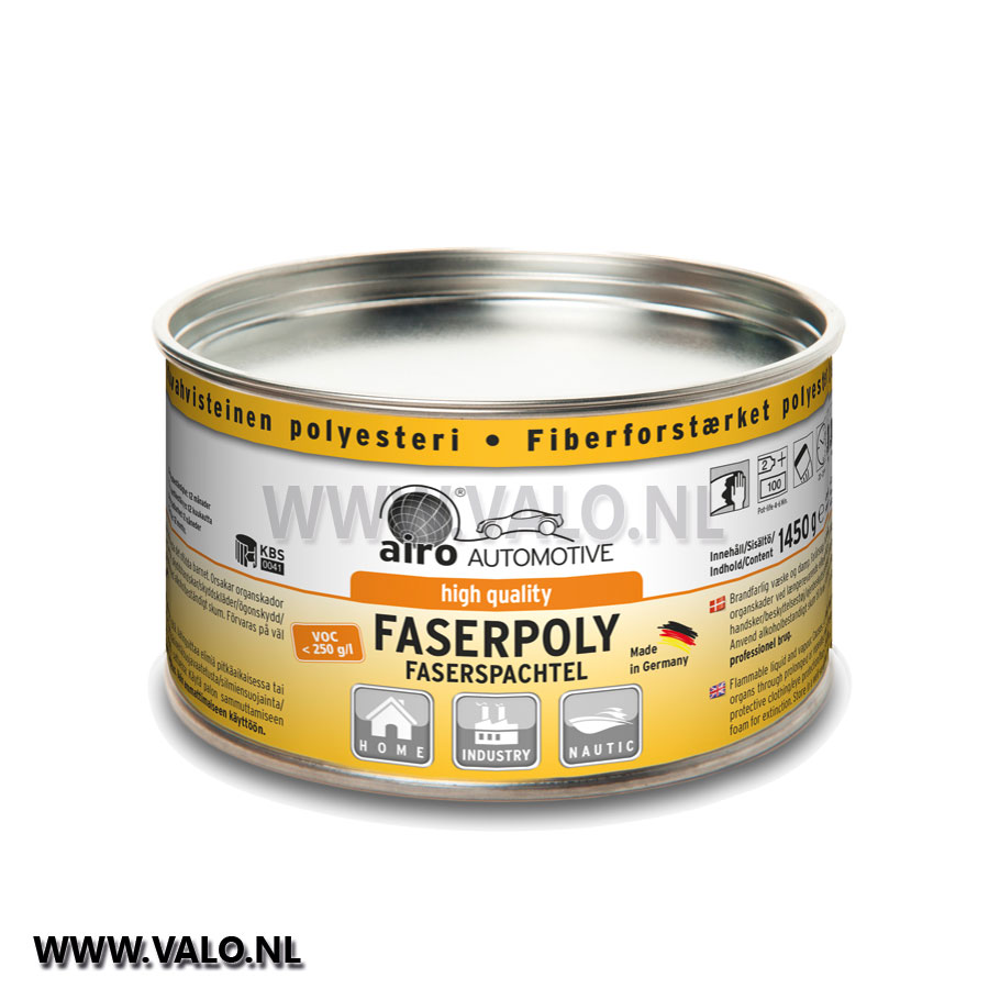 Faserpoly 2K glasvezel plamuur Airo