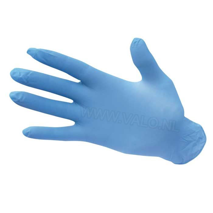 Nitrile handschoenen blauw 