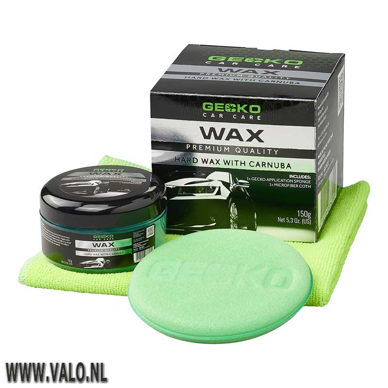 Gecko Harde wax 150 ml Incl doek en spons