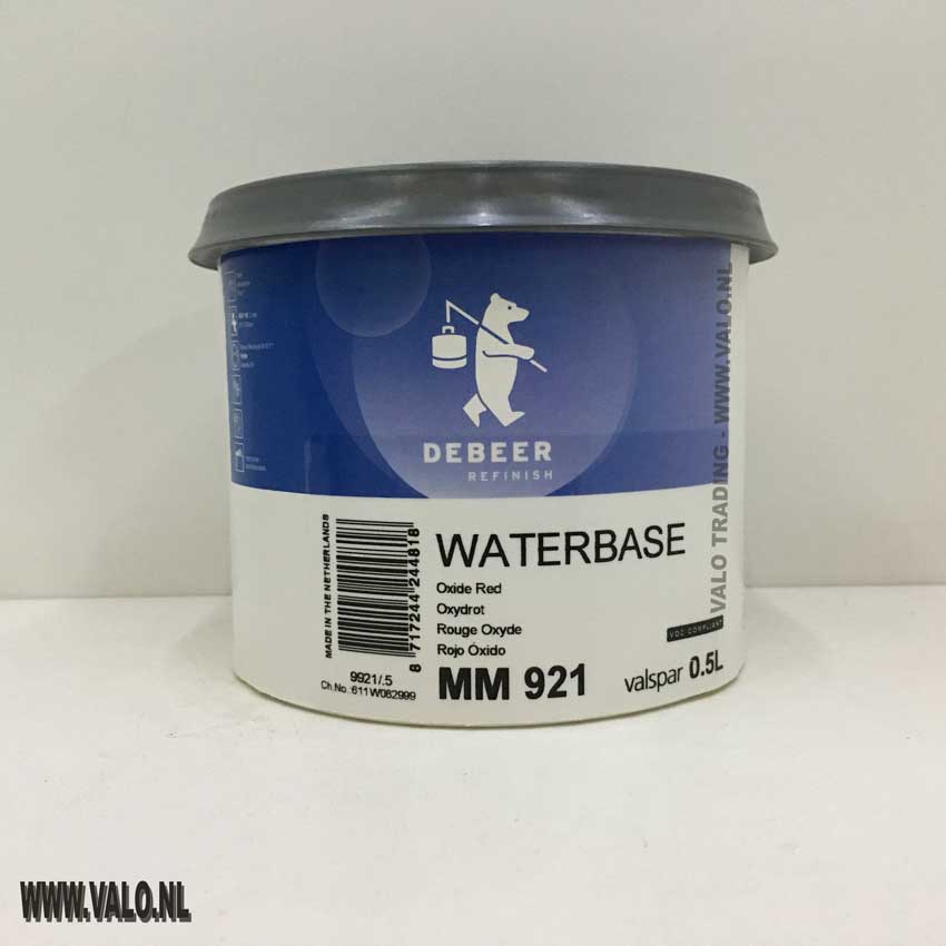 MM921 Waterbase 900+ Oxide red 0,5 liter