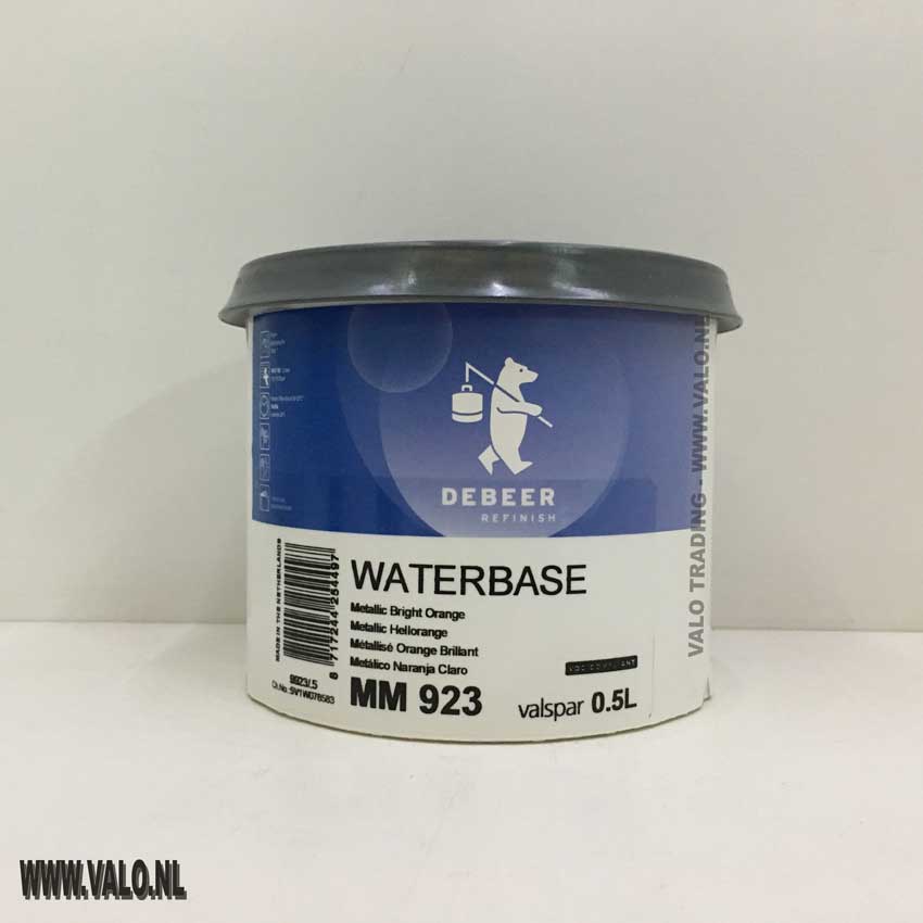 MM923 Waterbase 900+ Metallic bright orange 0,5 liter