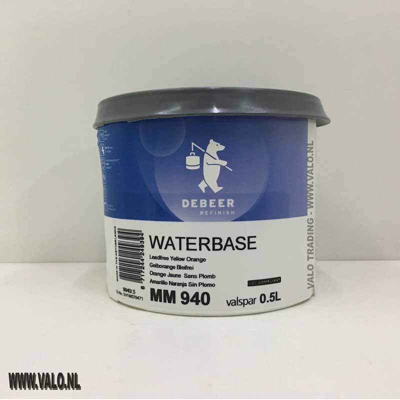 MM940 Waterbase 900+ Ldfr Yellow orange 0,5 liter