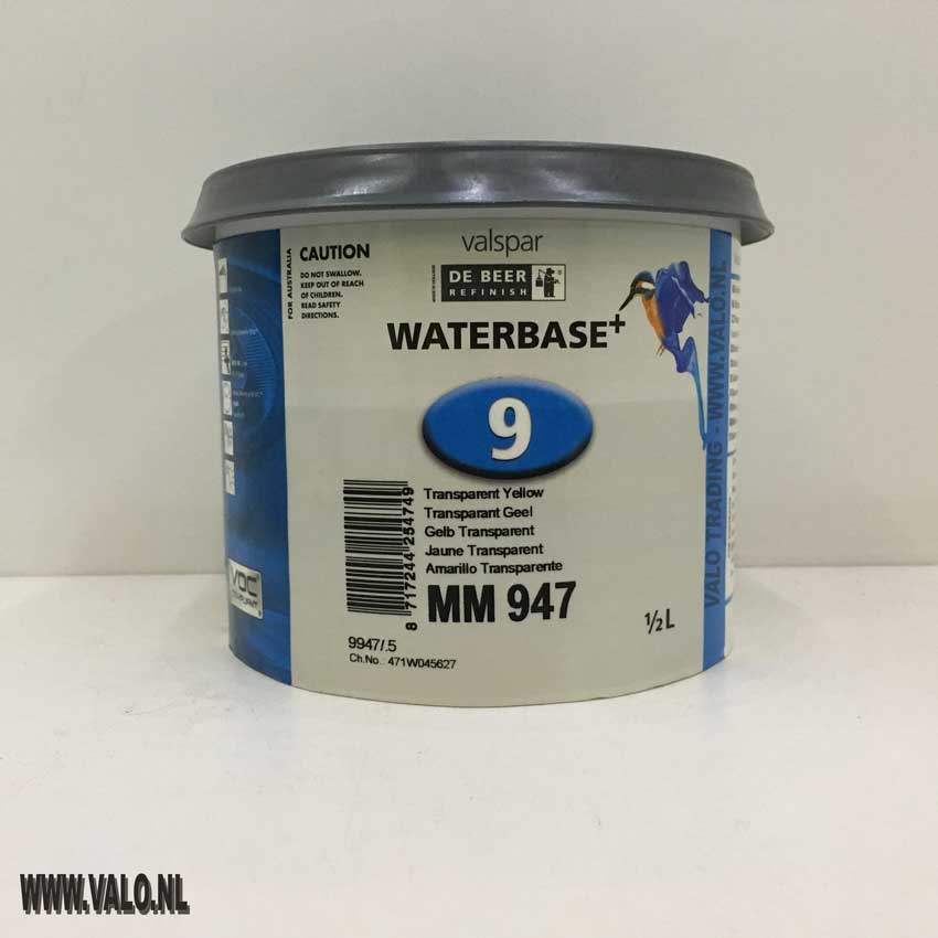 MM947 Waterbase 900+ Trans Yellow 0,5 liter