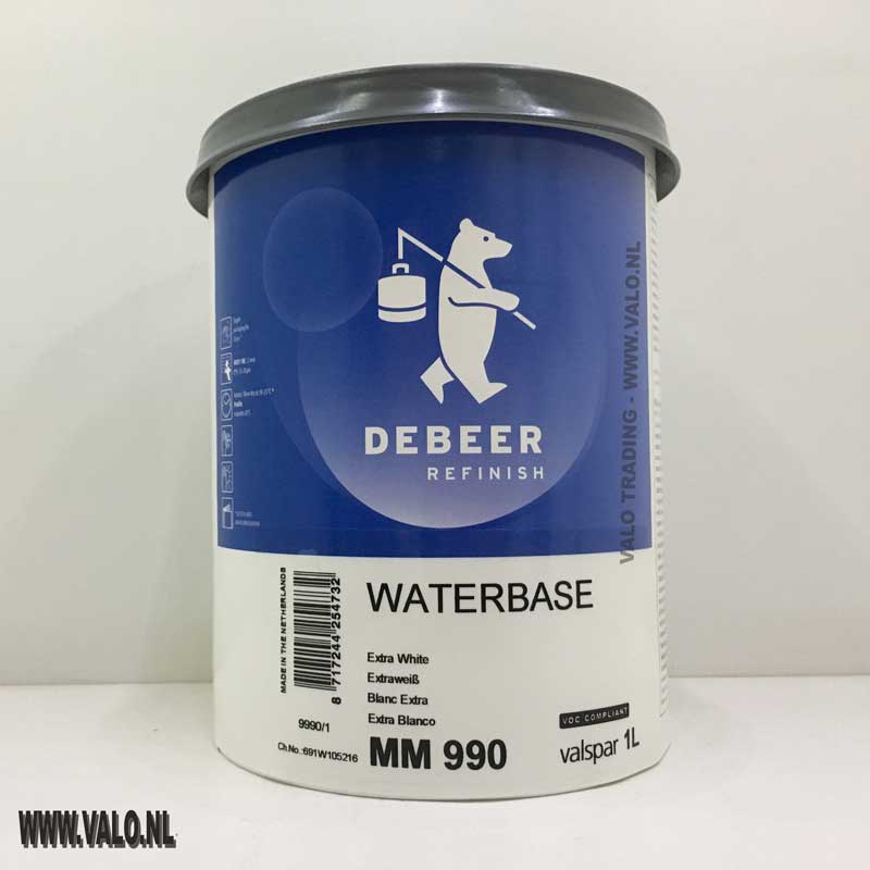 MM990 Waterbase 900+ Extra White 1 Liter