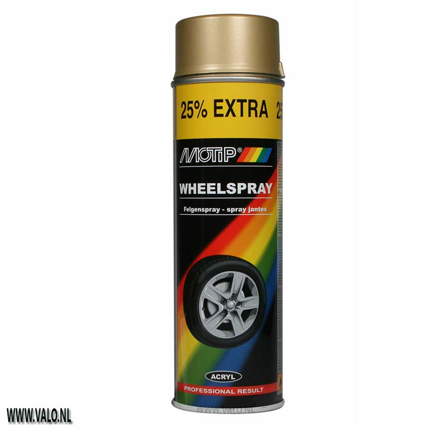 Motip lak Wheelspray goud 04008