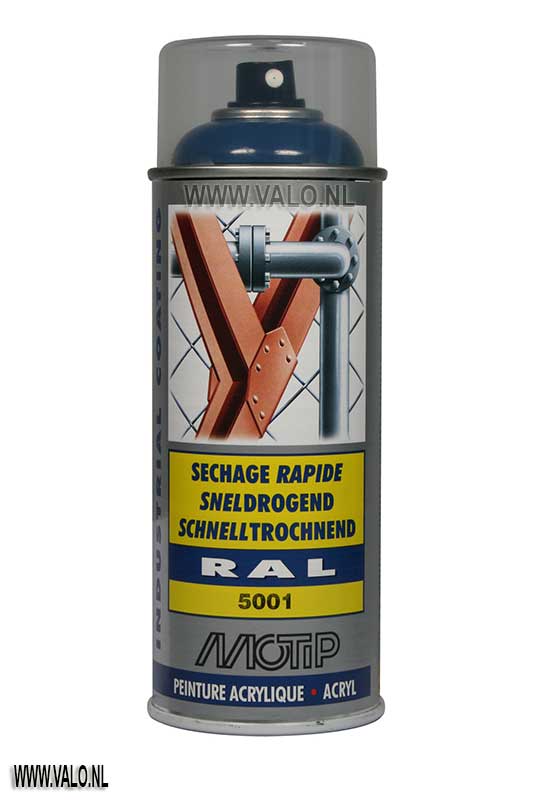 MoTip Industrial RAL 5001 Blauwgroen Spuitbus 400ml