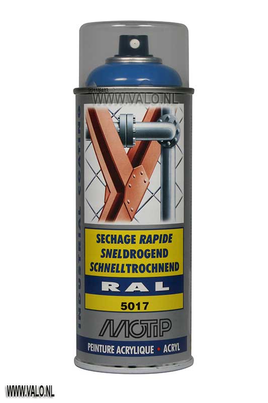 MoTip Industrial RAL 5017 Verkeers Blauw Spuitbus 400ml