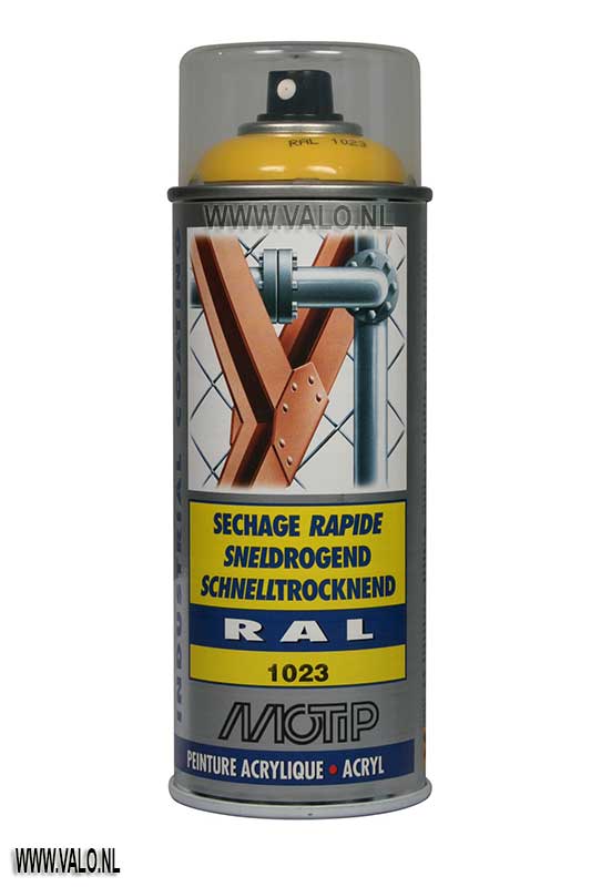 MoTip Industrial RAL 1023 Verkeers geel Spuitbus 400ml