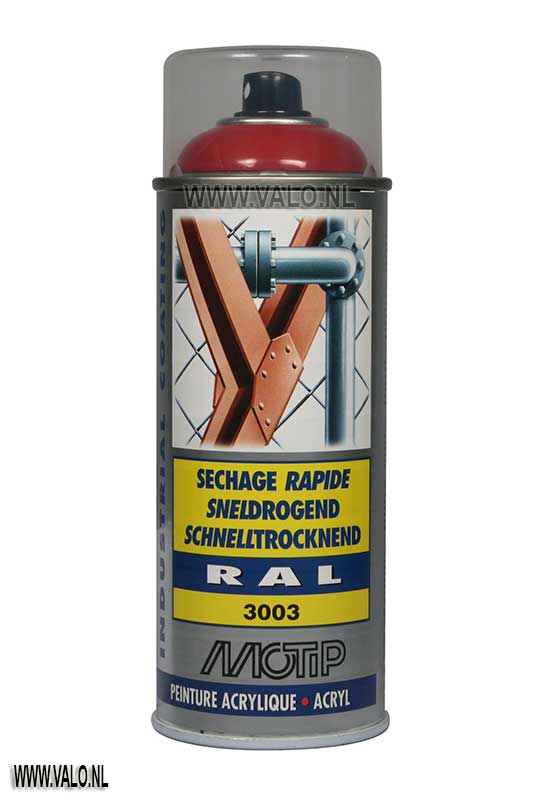 MoTip Industrial RAL 3003 Robijn Rood Spuitbus 400ml