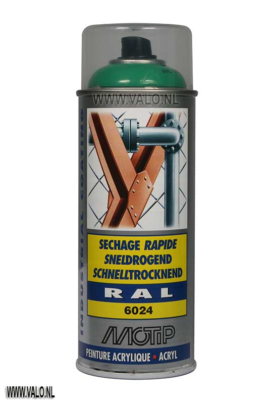 MoTip Industrial RAL 6024 Verkeers Groen Spuitbus 400ml