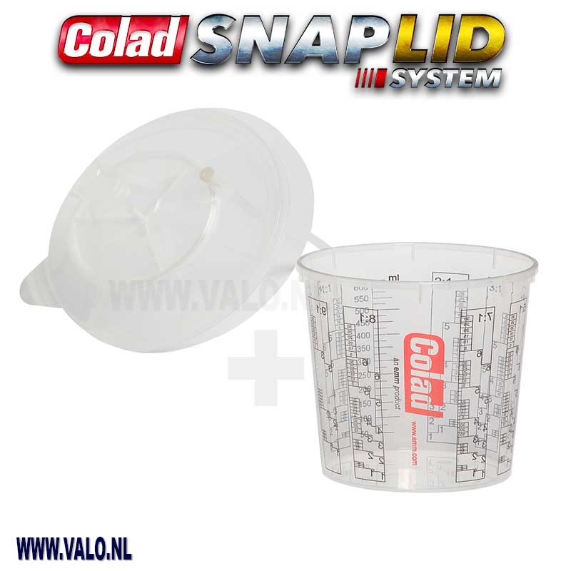 Colad Snap Lid Bekers & Deksels 90 micron