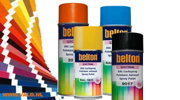 Belton Ral kleuren.