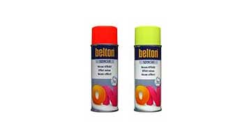 Belton fluoriserende lakken 400 ml. Wij adviseren om onder de fluoriserende lakken een witte ondergrond te gebruiken en ze af te werken met blanke lak.