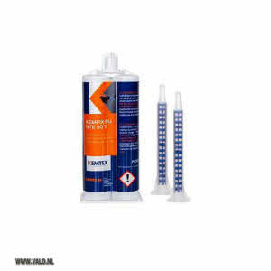 2K lijm PU Kemfix NTE Transparant - 50 ml