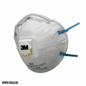 3M 06922 / 3M 8822 Fijnstofmasker FFP2