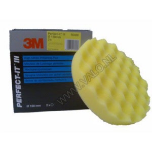 3M 50488 Wafelpad geel, 150 mm